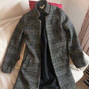 H&M plaid coat